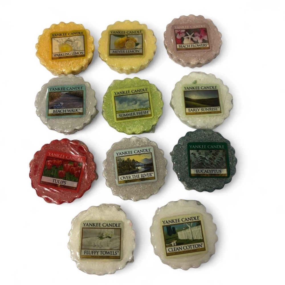 Yankee Candle Wax Tart Melts Mixed Lot of 11 Retired & Current